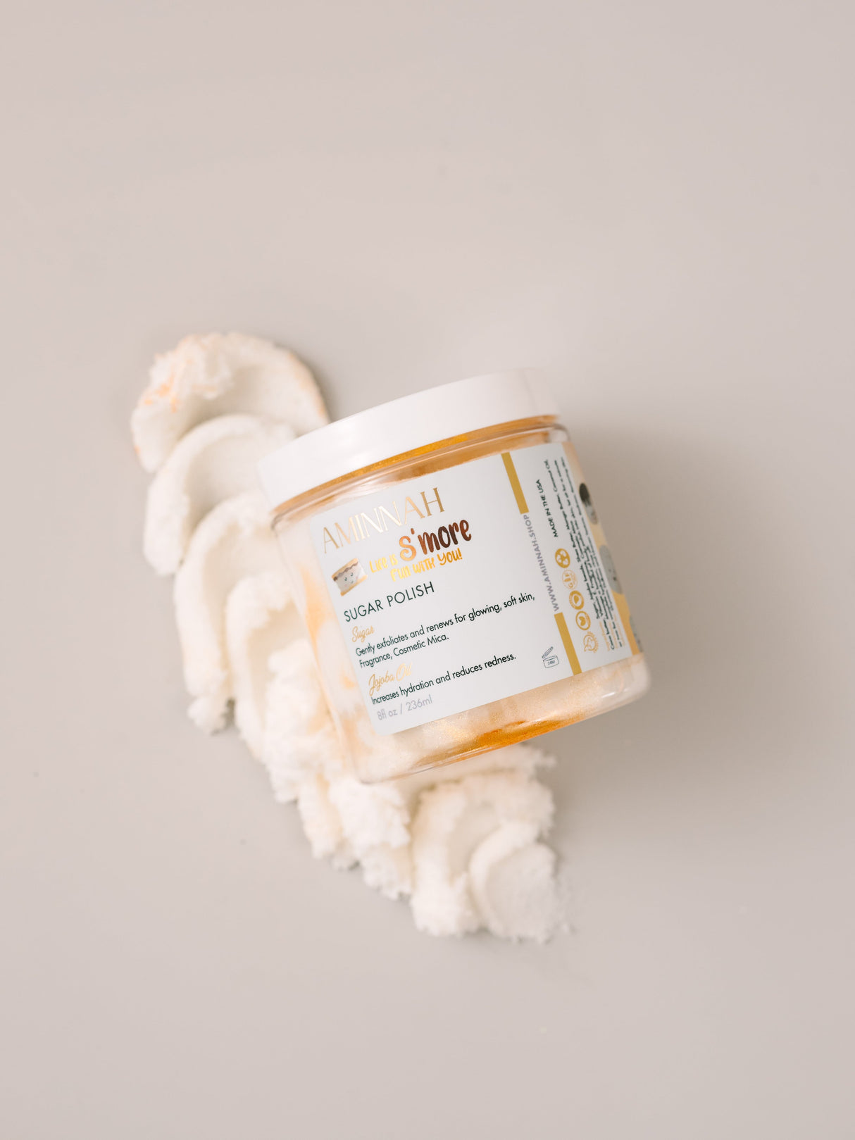 "Life is S’more Fun With You" Sugar Scrub from AMINNAH