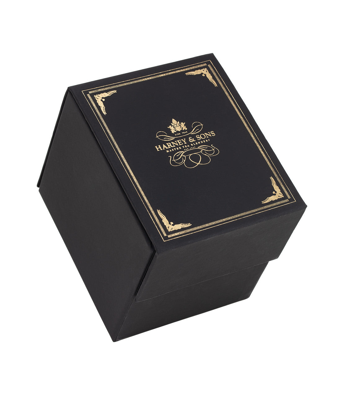 Harney Heritage – Herbal & Decaf Wrapped Sachet Sampler Black Box from Harney & Sons Fine Teas