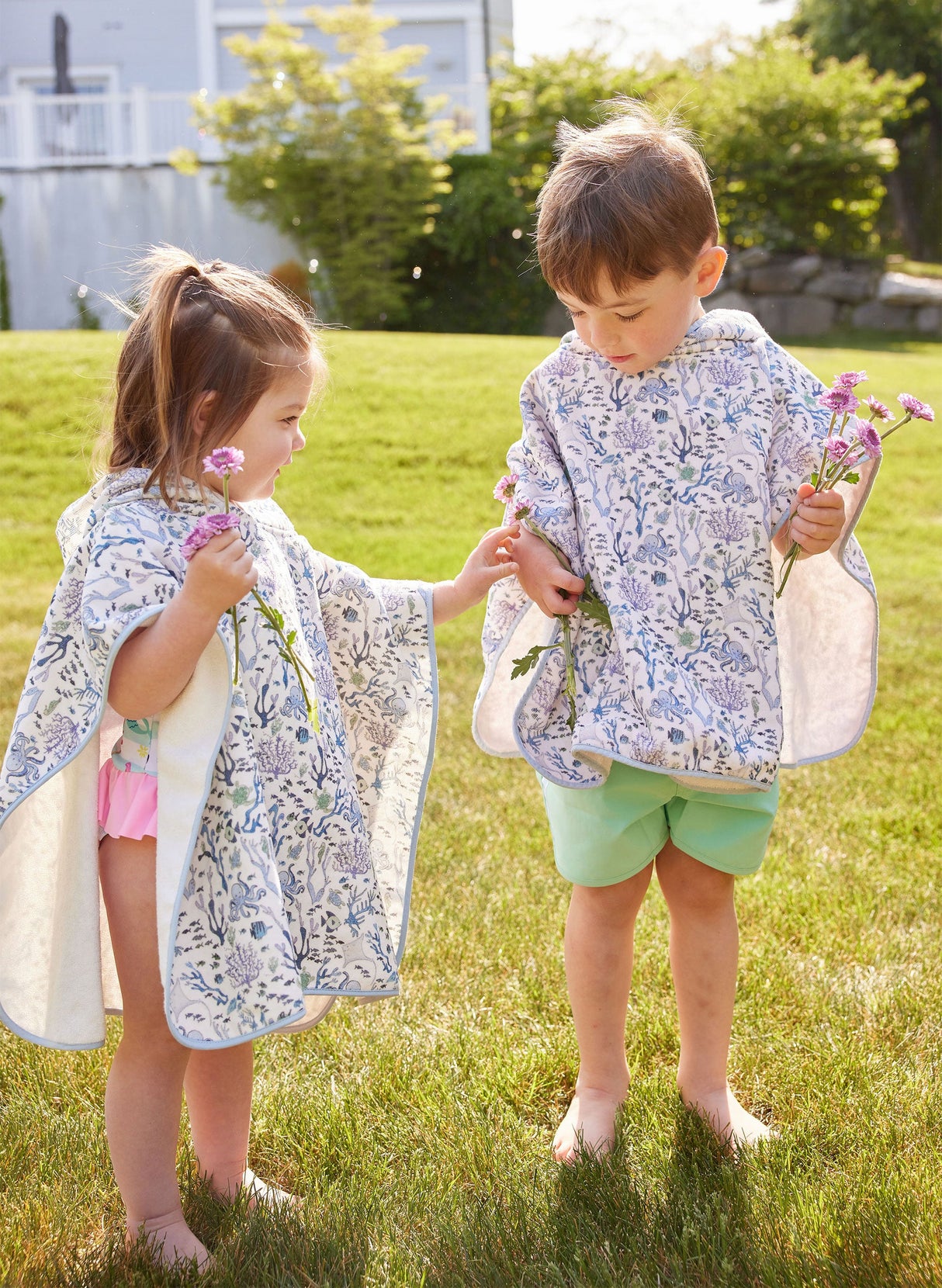 Coral Reef Swim Poncho from Timo & Violet