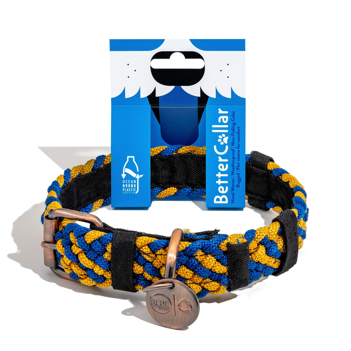 BetterCollar - 100% Fairtrade Recycled Ocean Bound Plastic Dog Collar from BetterBone All Natural Eco-Friendly Dog Chews & Bones