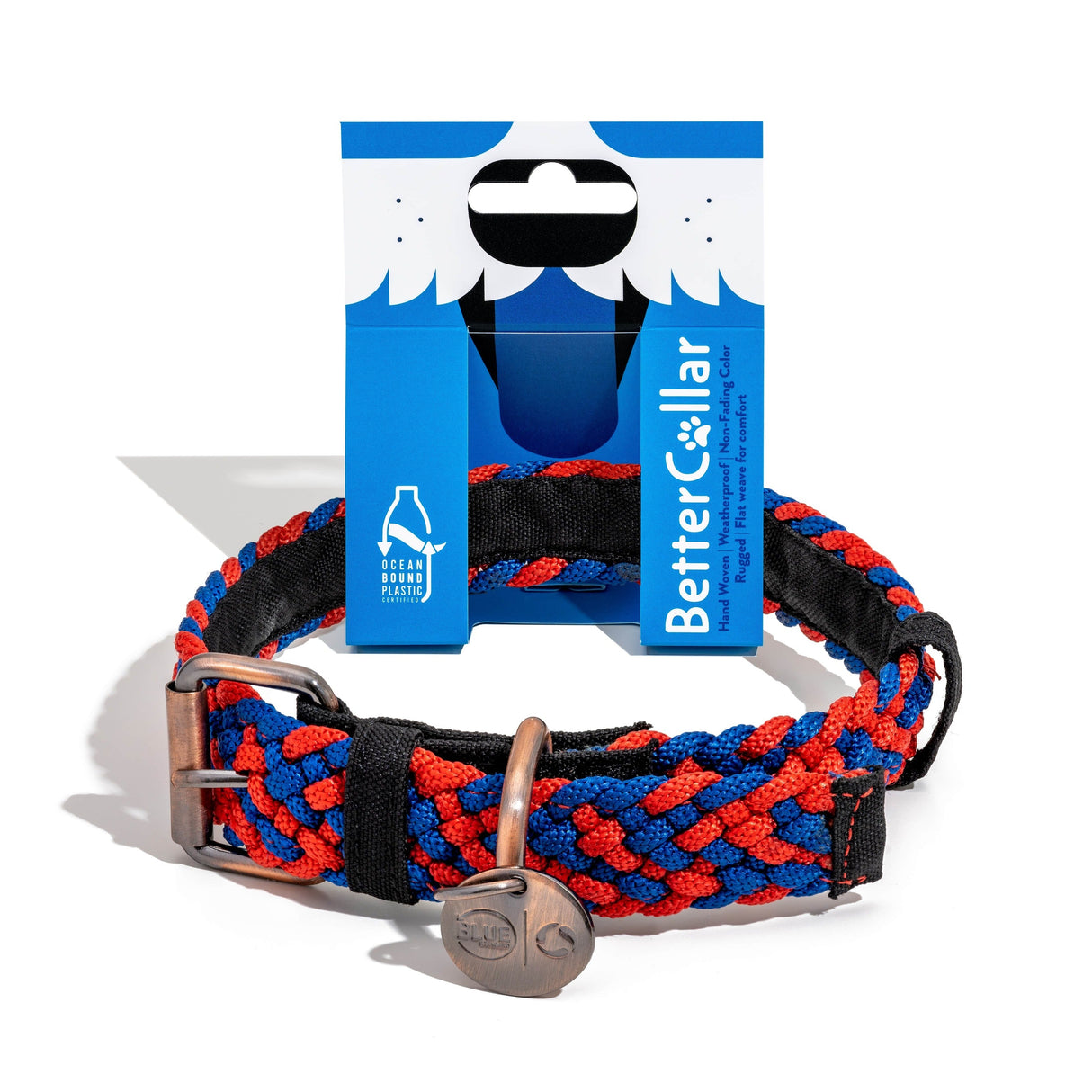 BetterCollar - 100% Fairtrade Recycled Ocean Bound Plastic Dog Collar from BetterBone All Natural Eco-Friendly Dog Chews & Bones