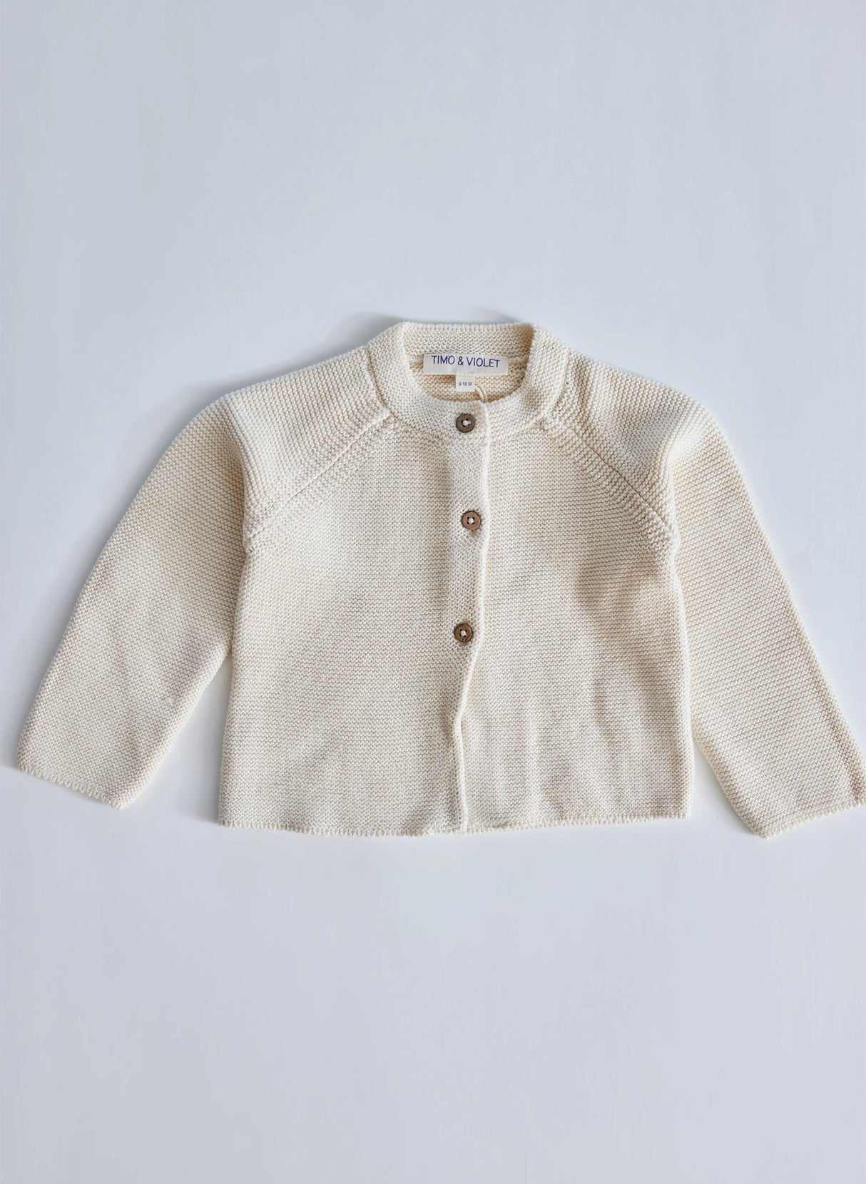 Ivory Knit Cardigan from Timo & Violet