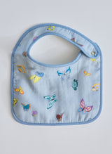 Blue Madame Butterfly Bib from Timo & Violet