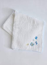 Butterfly Embroidered Shawl Blanket from Timo & Violet