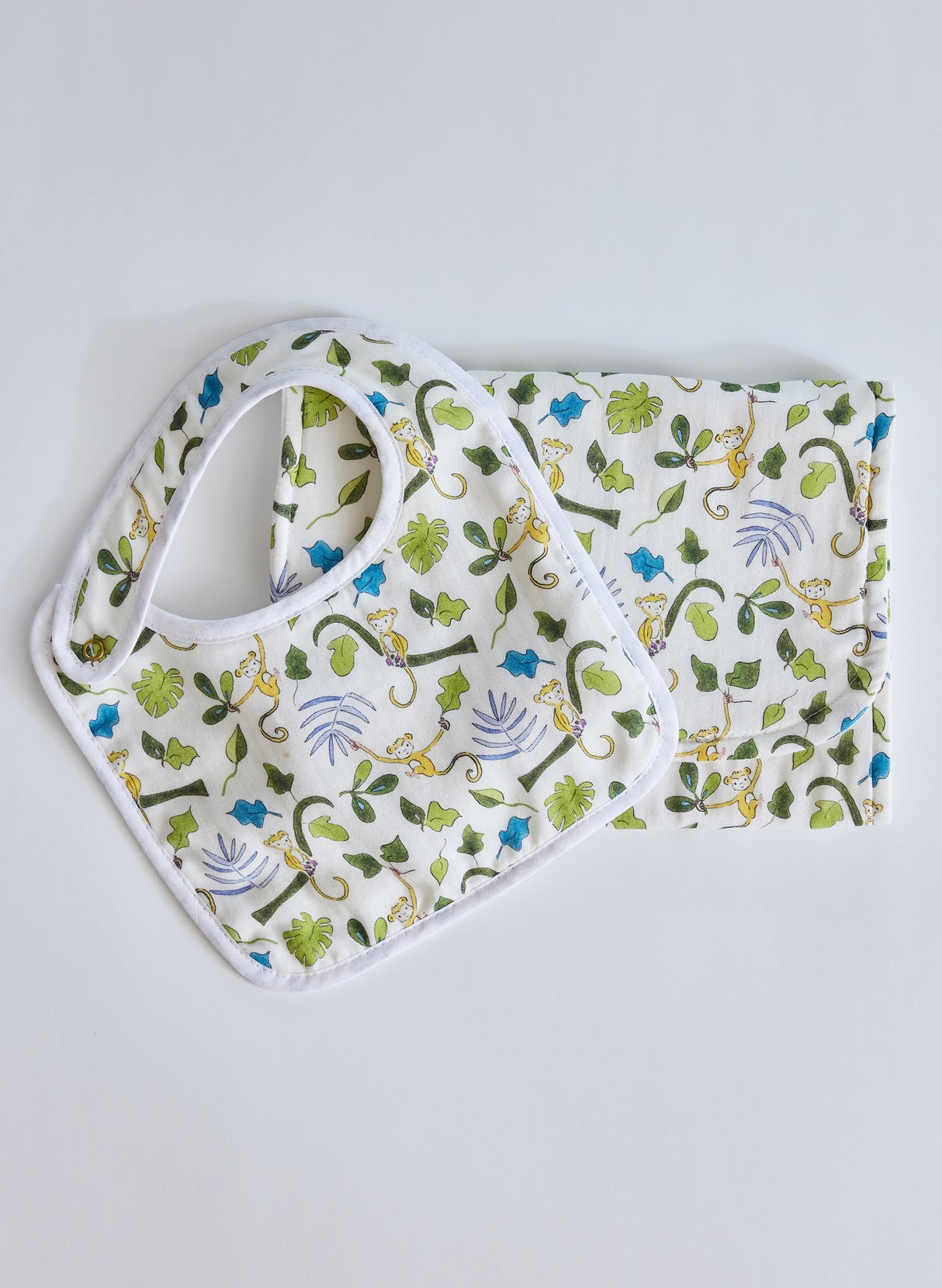 Happy Monkey Burp Cloth from Timo & Violet