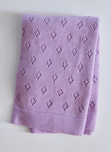 The Wander Baby Blanket - Lavender from Timo & Violet
