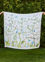 Tropical Chinoiserie Shawl Blanket from Timo & Violet