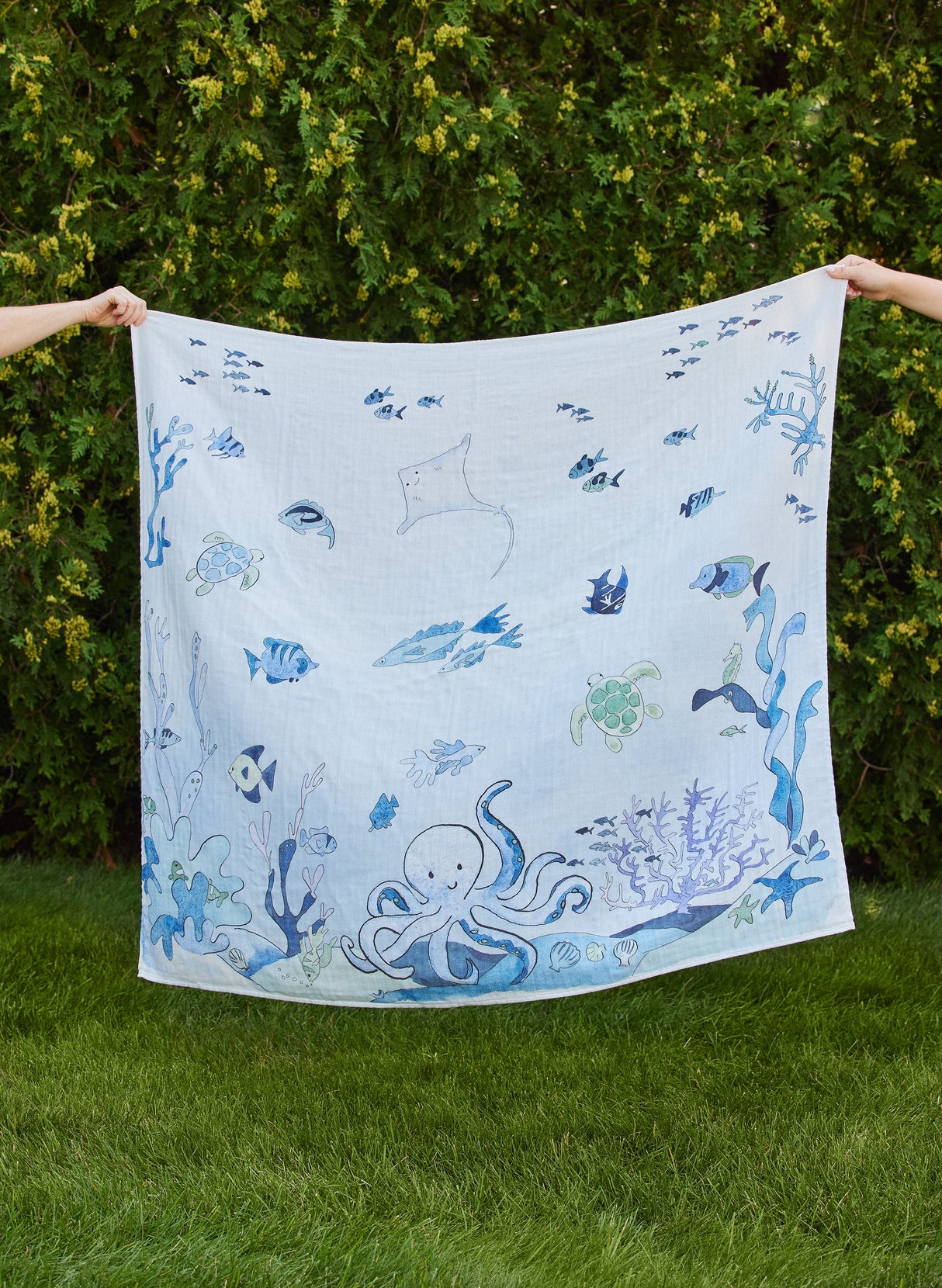 Under the Sea Shawl Blanket from Timo & Violet