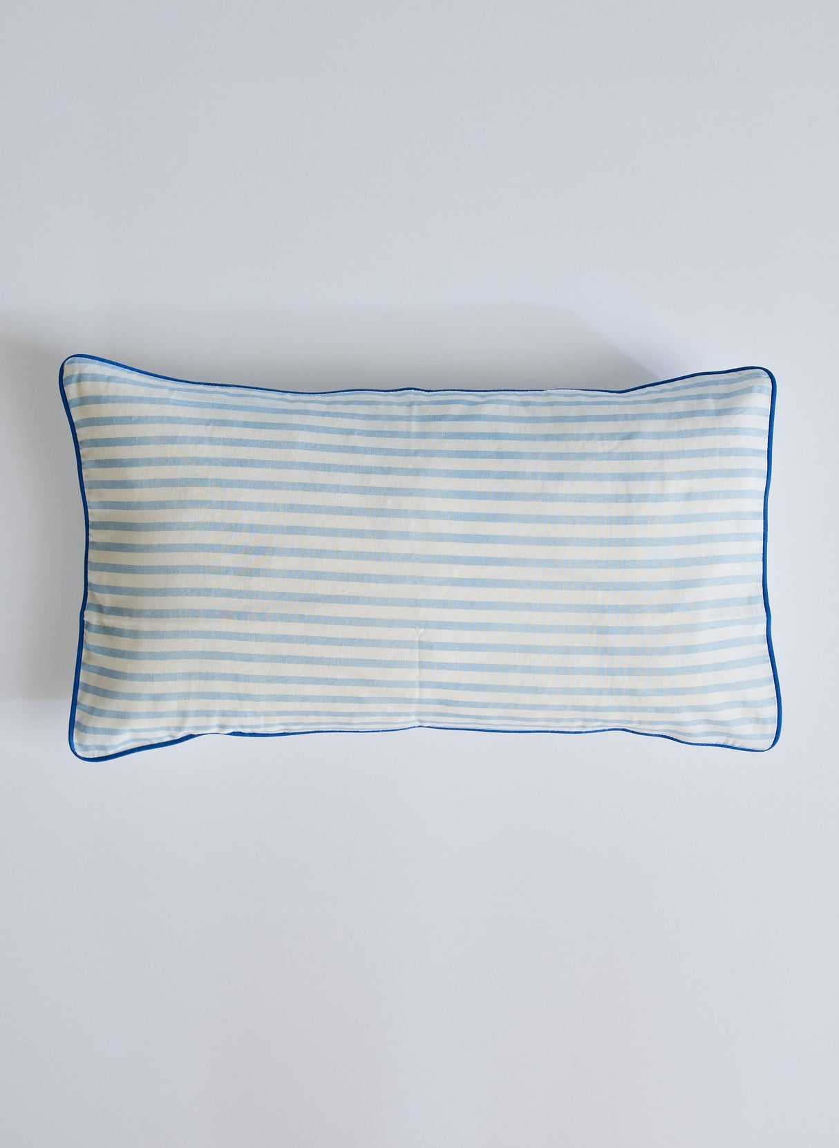 Blue & White Striped Toddler Pillow Case from Timo & Violet
