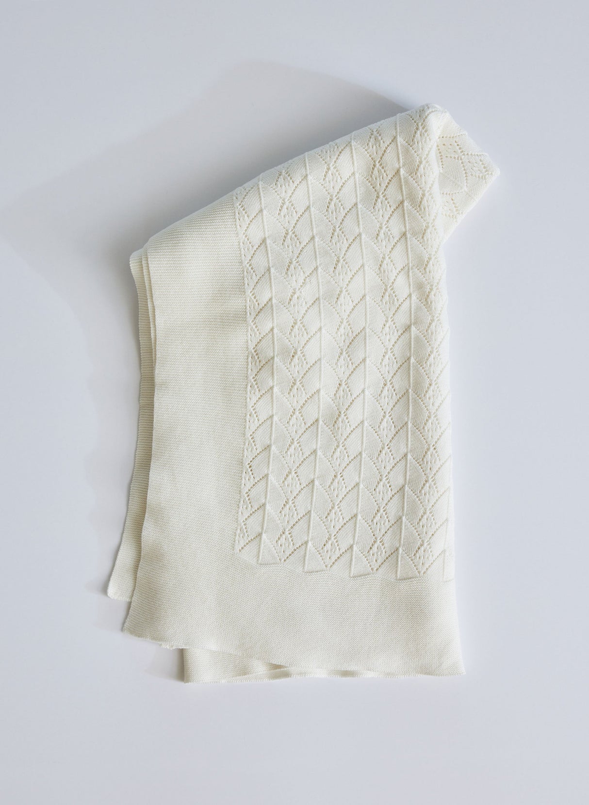The Wonder Baby Blanket - Ivory Lace from Timo & Violet