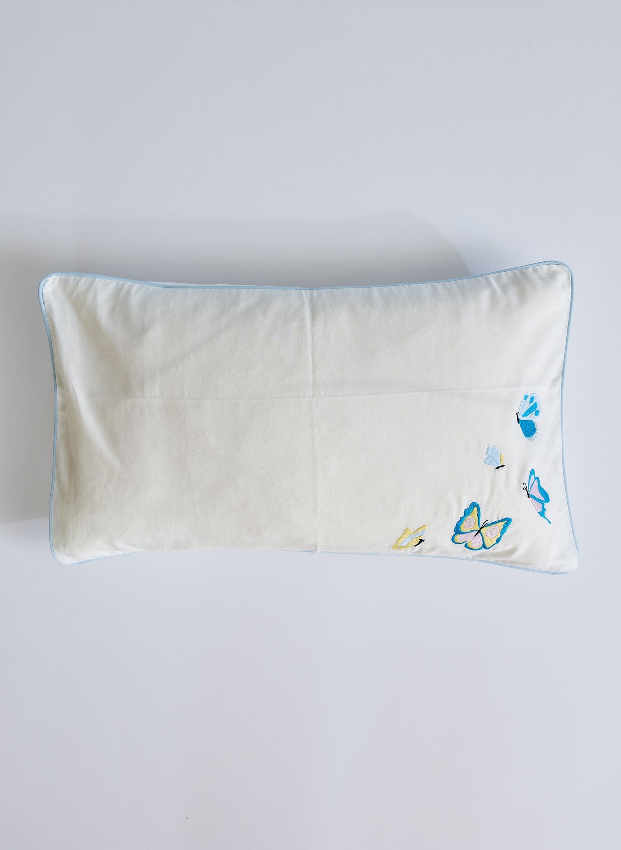 Embroidered Butterfly Toddler Pillow Case from Timo & Violet