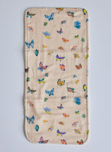 Blush Peach Madame Butterfly Burp Cloth from Timo & Violet