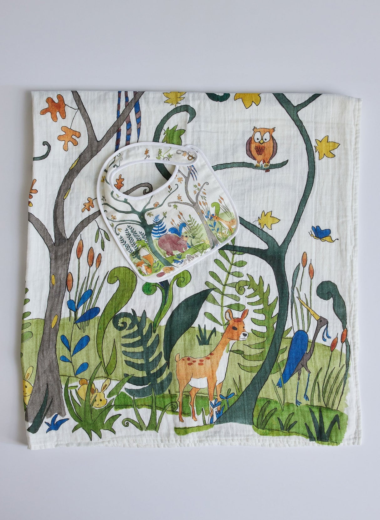 Alsatian Forest Shawl Blanket from Timo & Violet