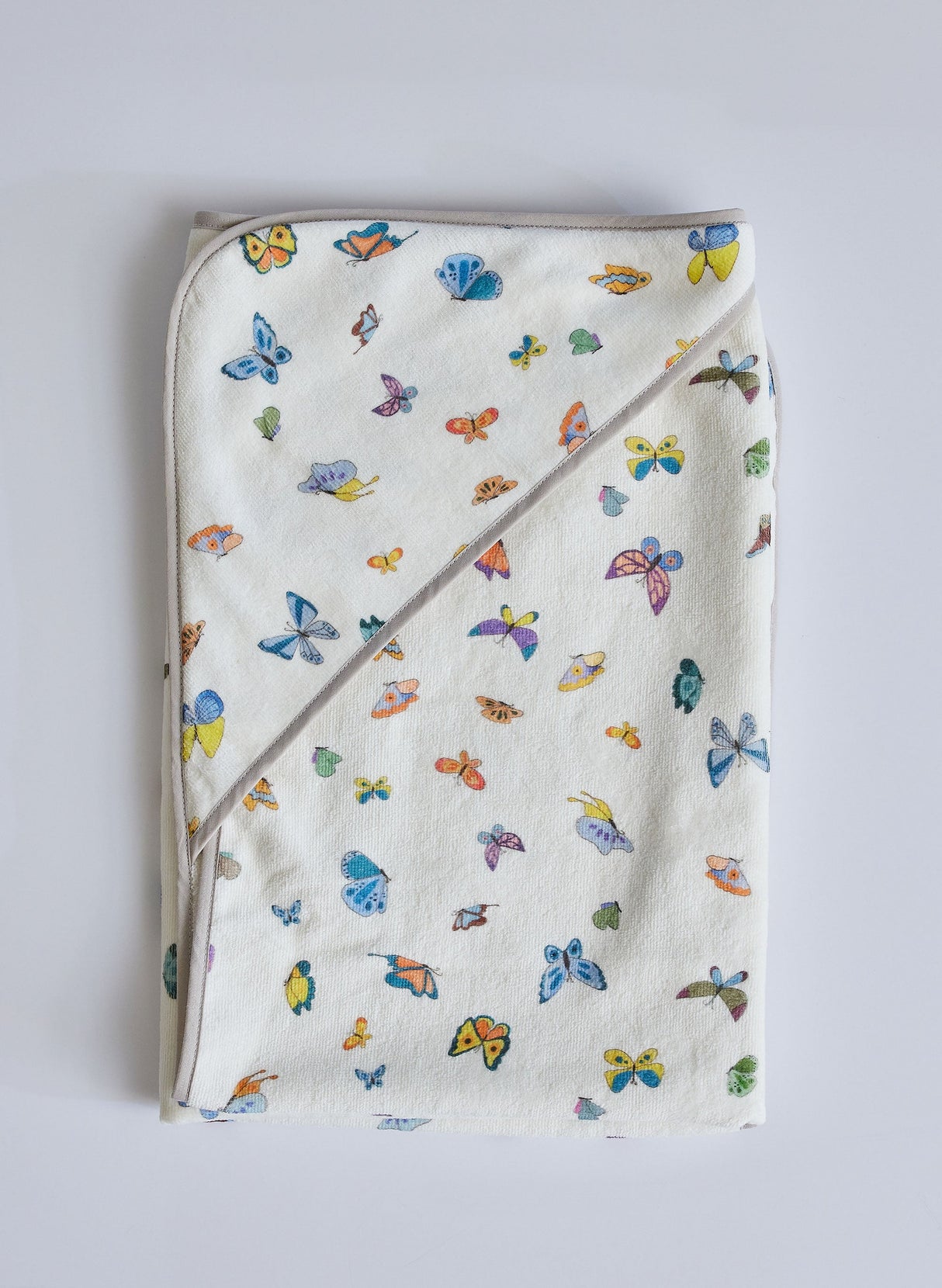 Madame Butterfly Hooded Bath Towel from Timo & Violet