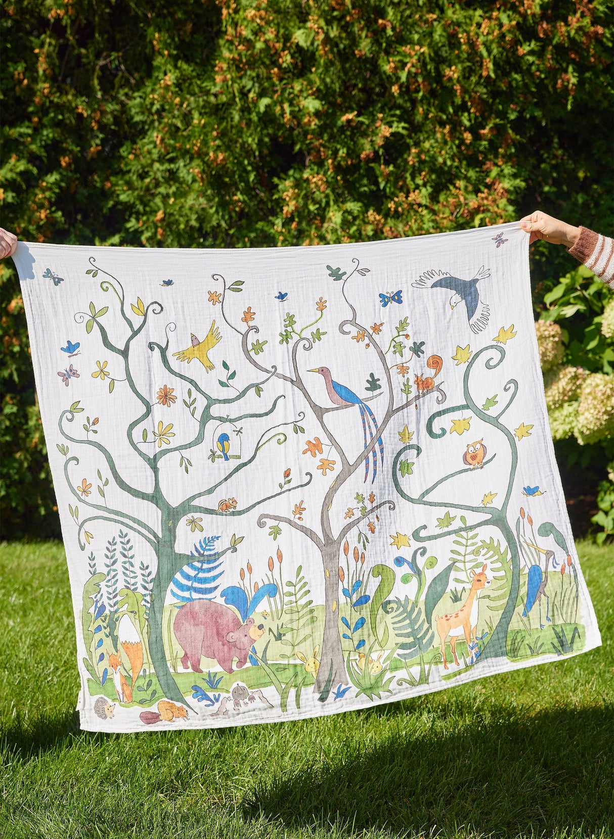 Alsatian Forest Shawl Blanket from Timo & Violet