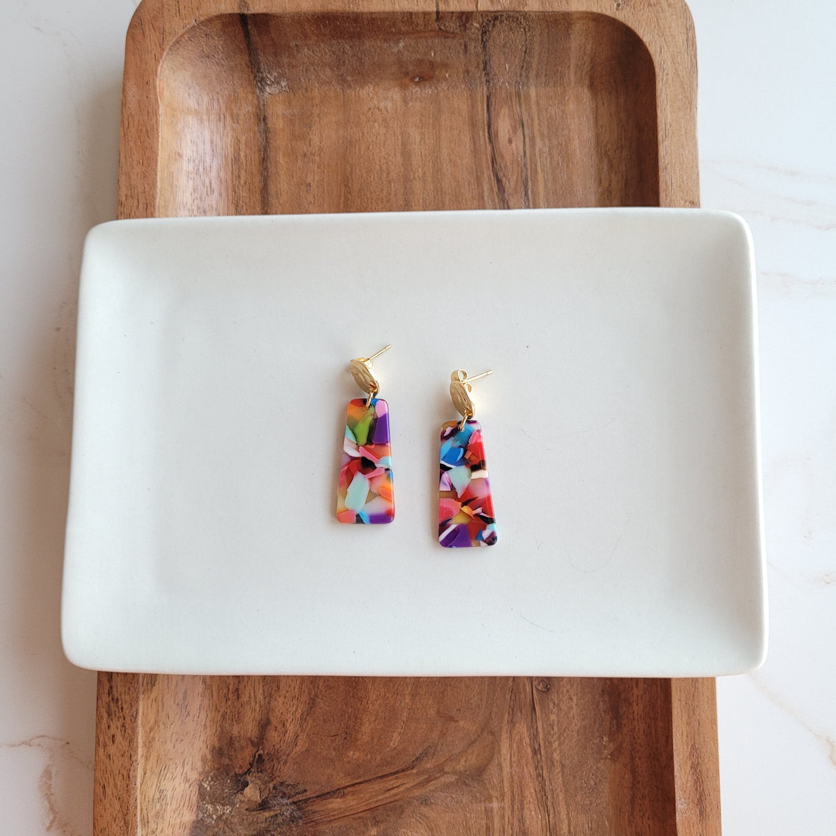 Mia Mini Earrings - Fiesta from Spiffy & Splendid
