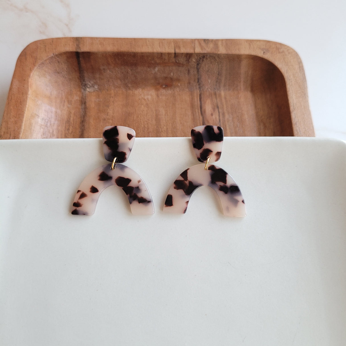 Ruby Earrings - Blonde Tortoise from Spiffy & Splendid
