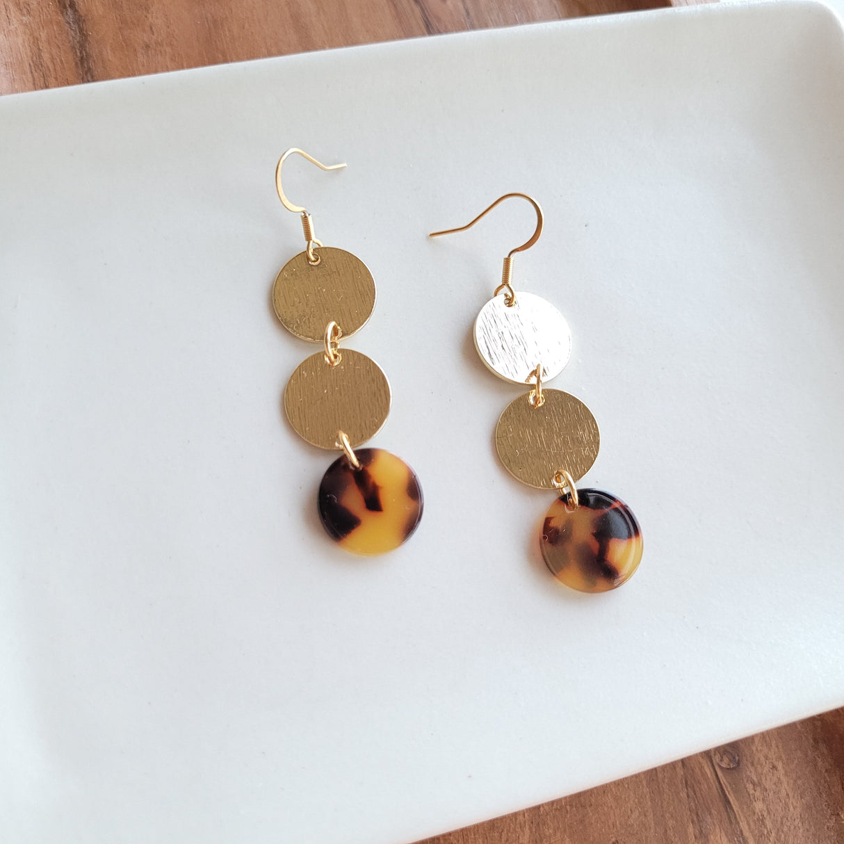 Evelyn Earrings - Tortoise from Spiffy & Splendid
