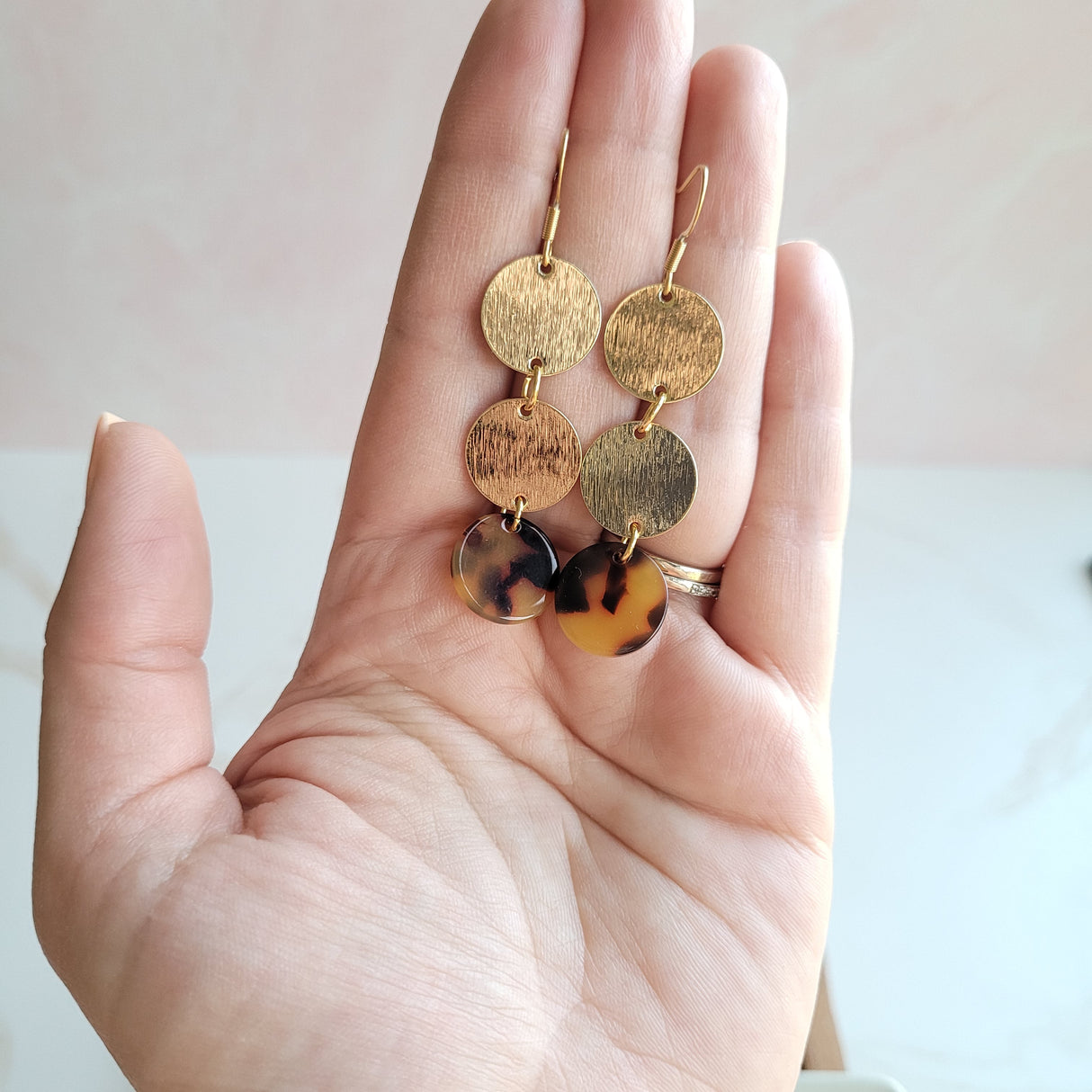 Evelyn Earrings - Tortoise from Spiffy & Splendid