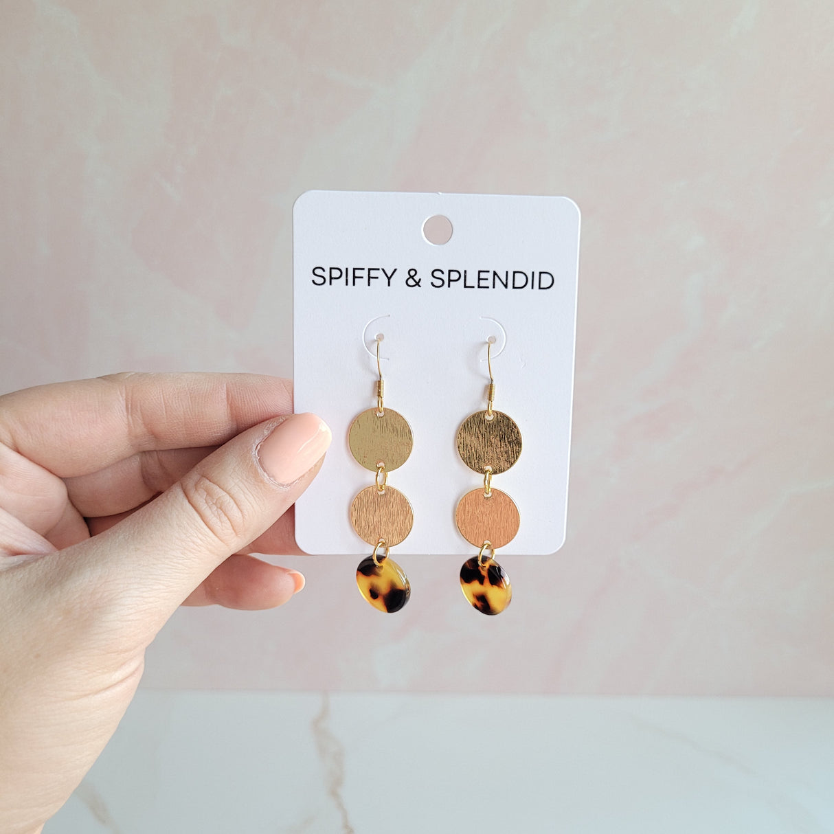 Evelyn Earrings - Tortoise from Spiffy & Splendid