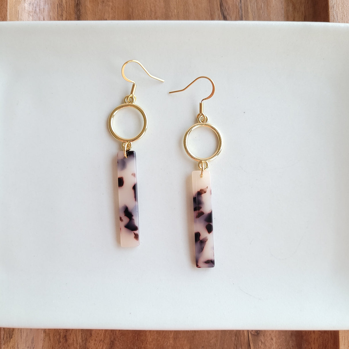 Isabella Earrings - Blonde Tortoise from Spiffy & Splendid