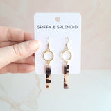 Isabella Earrings - Blonde Tortoise from Spiffy & Splendid