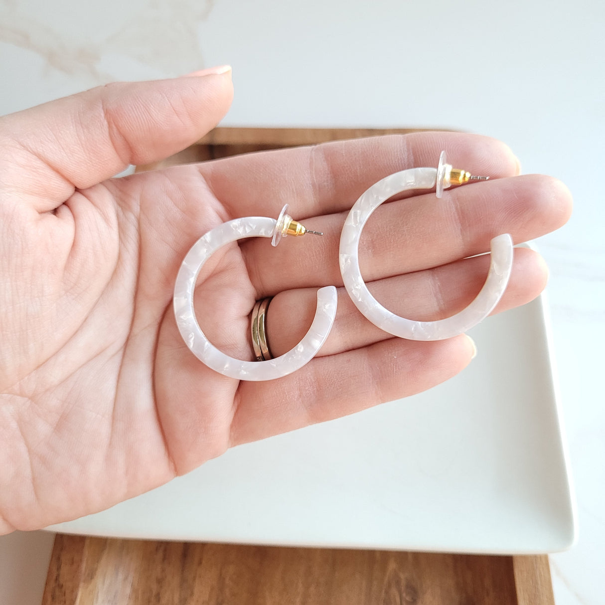 Camy Hoops - Pearl from Spiffy & Splendid