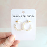 Cam Mini Hoops - Gold Flake from Spiffy & Splendid
