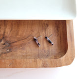 Bella Bar Studs - Blonde Tortoise from Spiffy & Splendid
