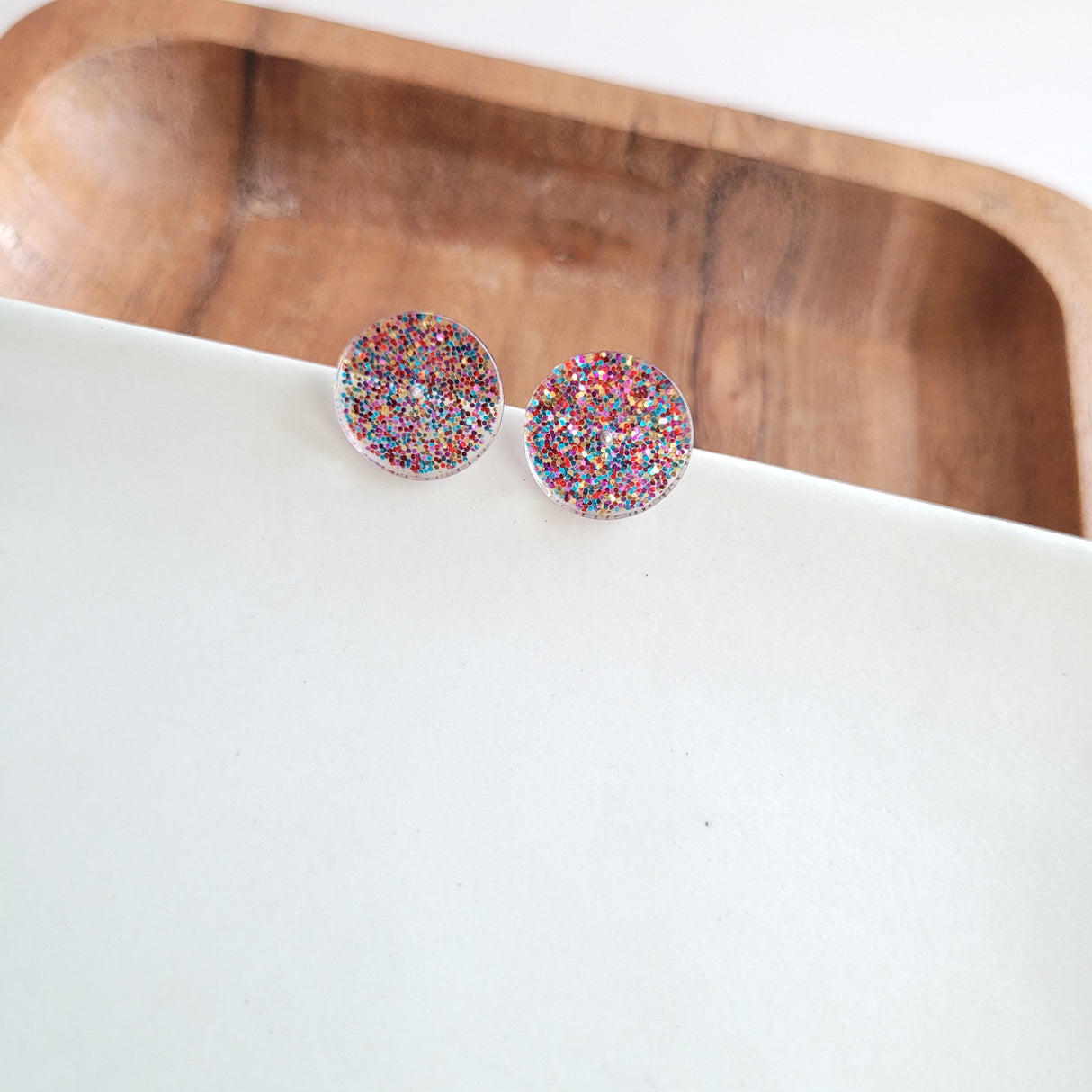 Sophie Studs - Rainbow Glitter from Spiffy & Splendid