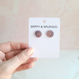 Sophie Studs - Rainbow Glitter from Spiffy & Splendid