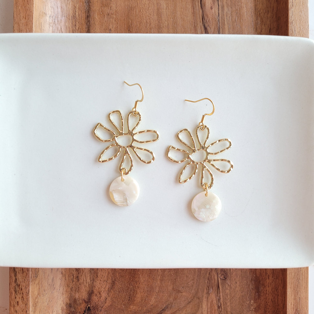 Maisy Earrings - Cream from Spiffy & Splendid