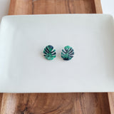 Monstera Leaf Studs from Spiffy & Splendid