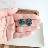Monstera Leaf Studs from Spiffy & Splendid