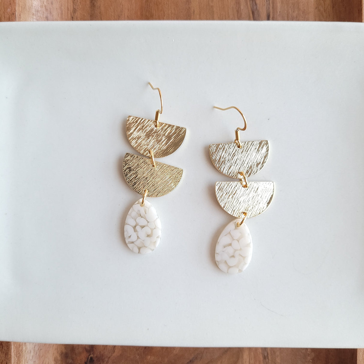 Aria Earrings - Pebble from Spiffy & Splendid