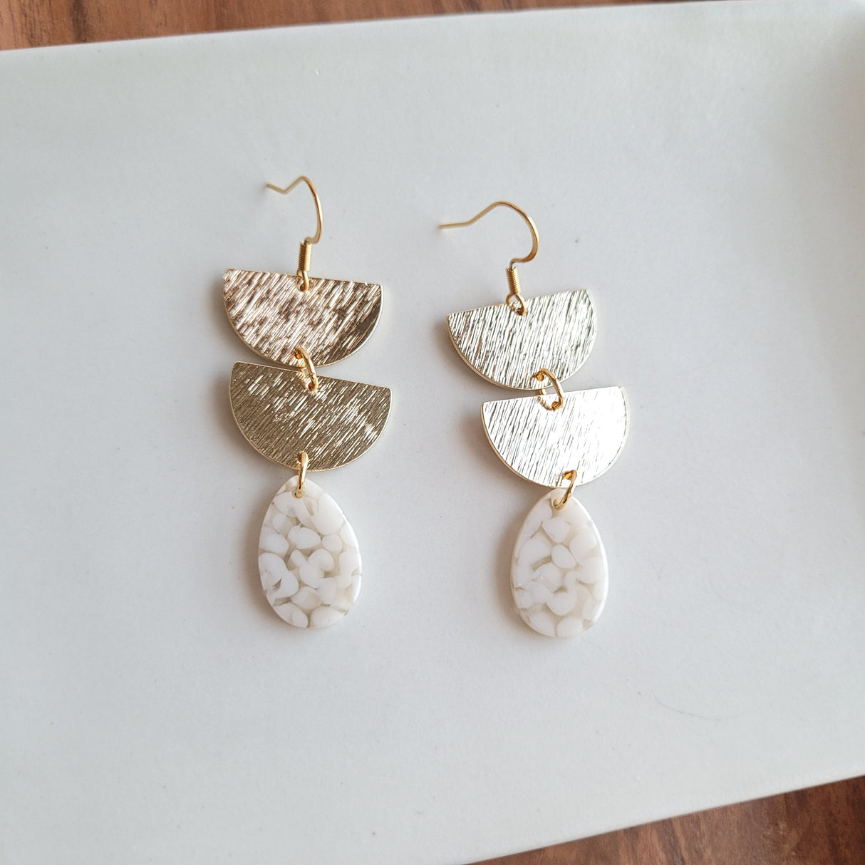 Aria Earrings - Pebble from Spiffy & Splendid