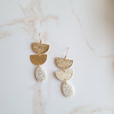 Aria Earrings - Pebble from Spiffy & Splendid
