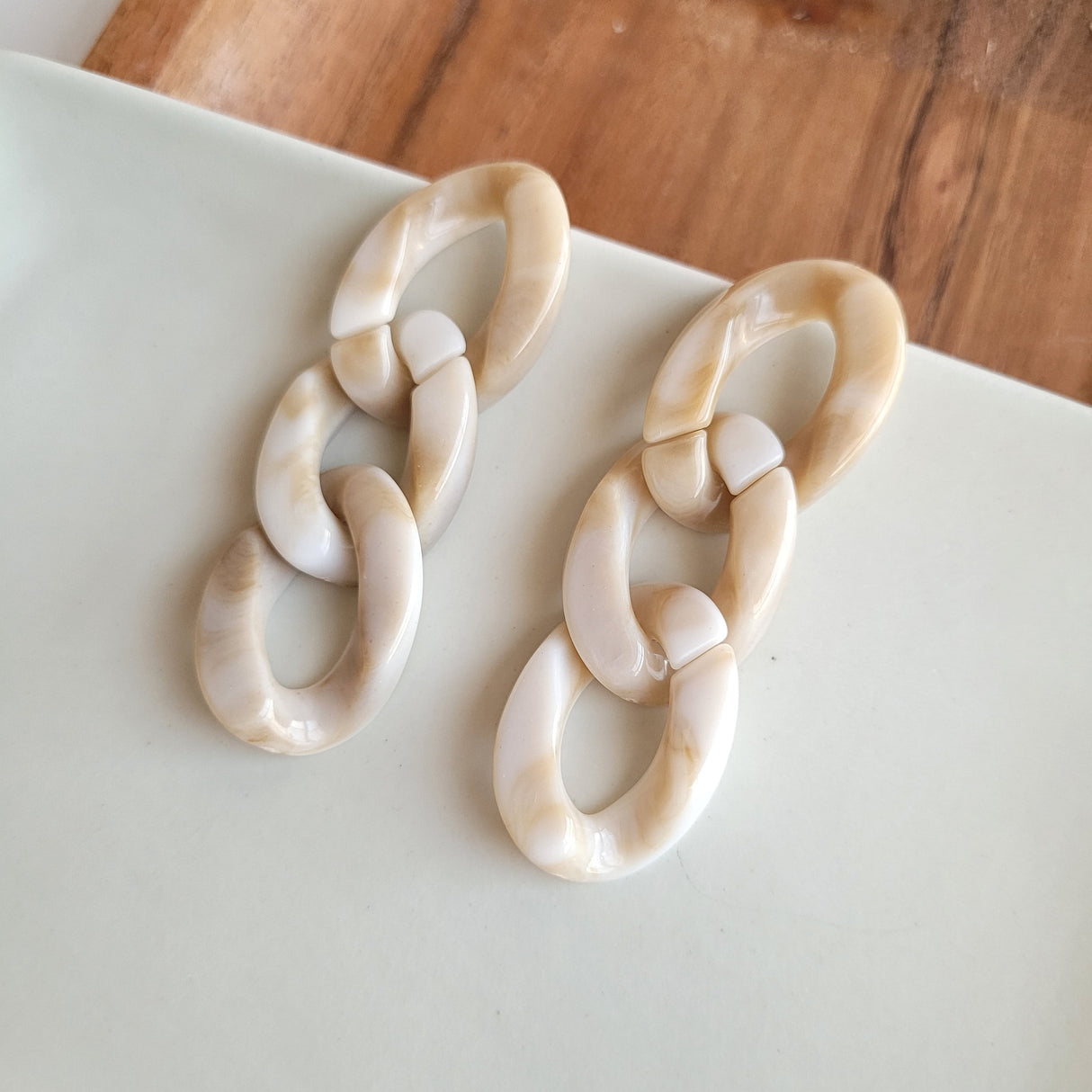 Brooklyn Earrings - Neutral from Spiffy & Splendid