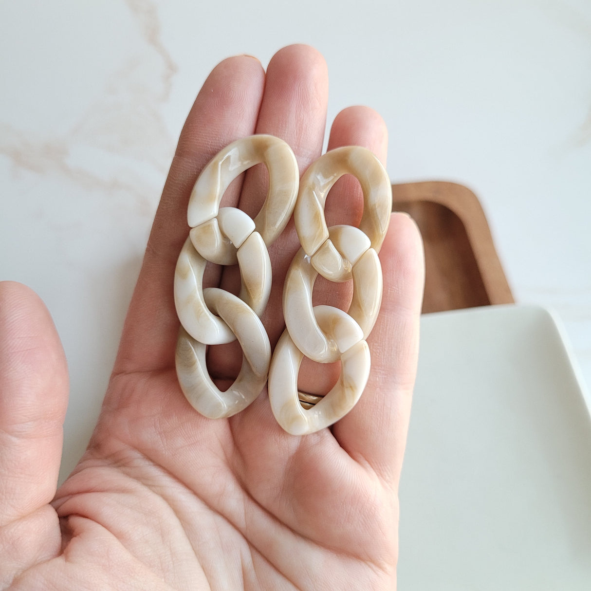 Brooklyn Earrings - Neutral from Spiffy & Splendid