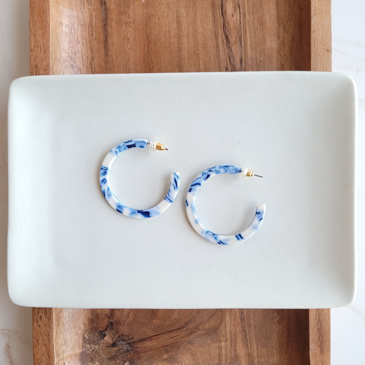 Camy Hoops - Greek Goddess Blue from Spiffy & Splendid
