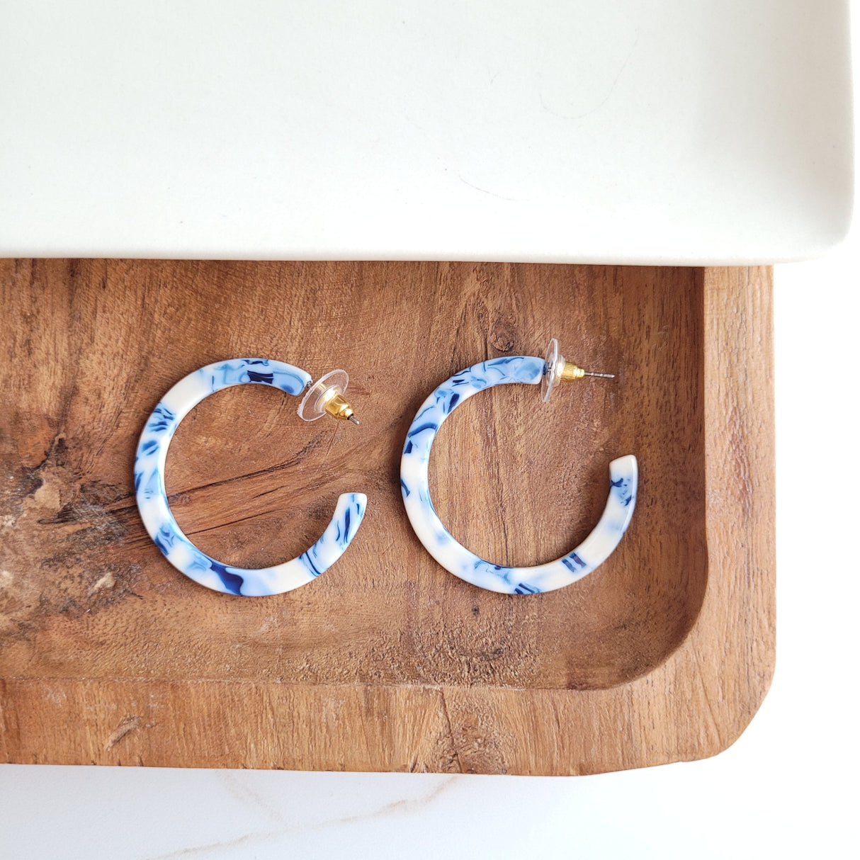 Camy Hoops - Greek Goddess Blue from Spiffy & Splendid