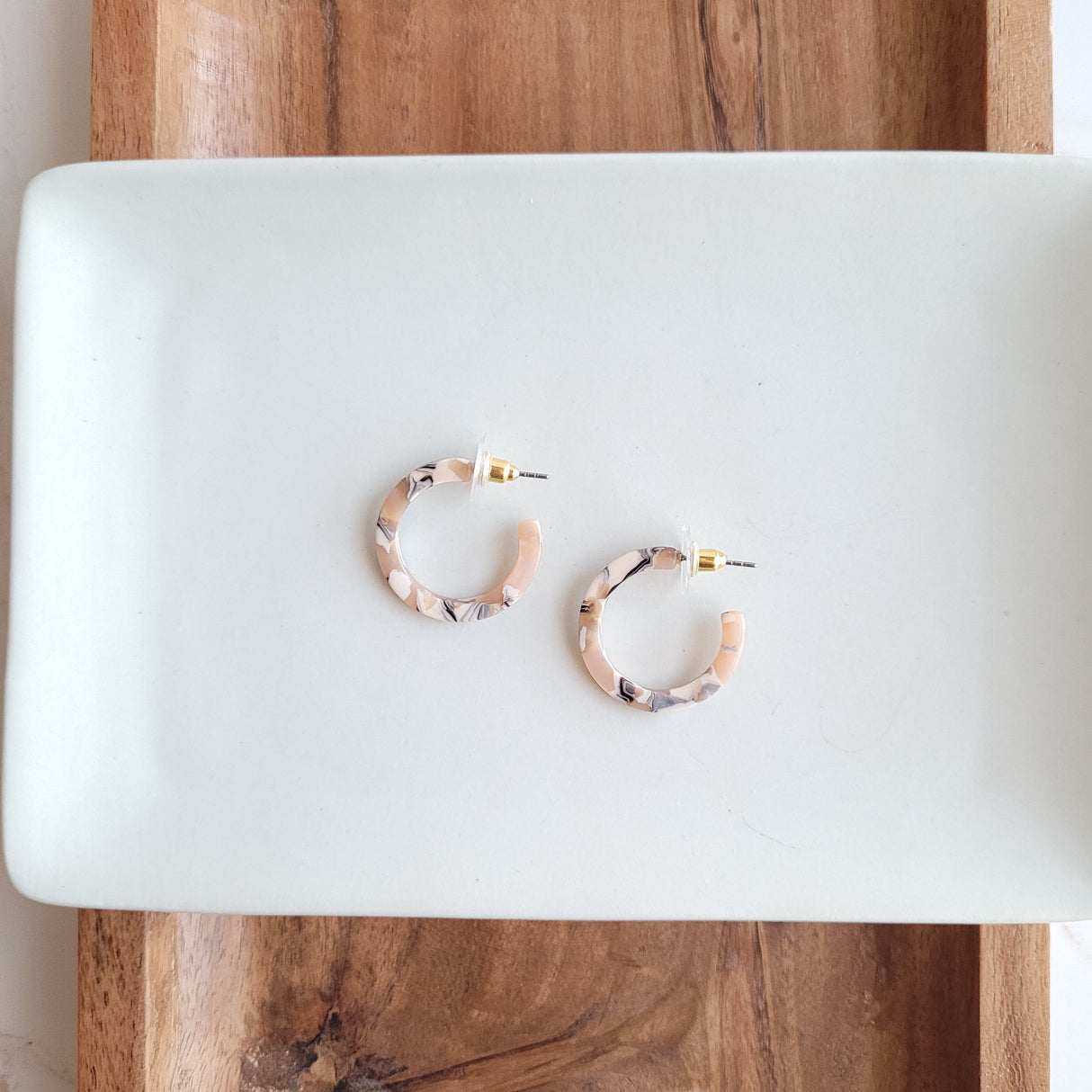 Cam Mini Hoops - Sandstone from Spiffy & Splendid