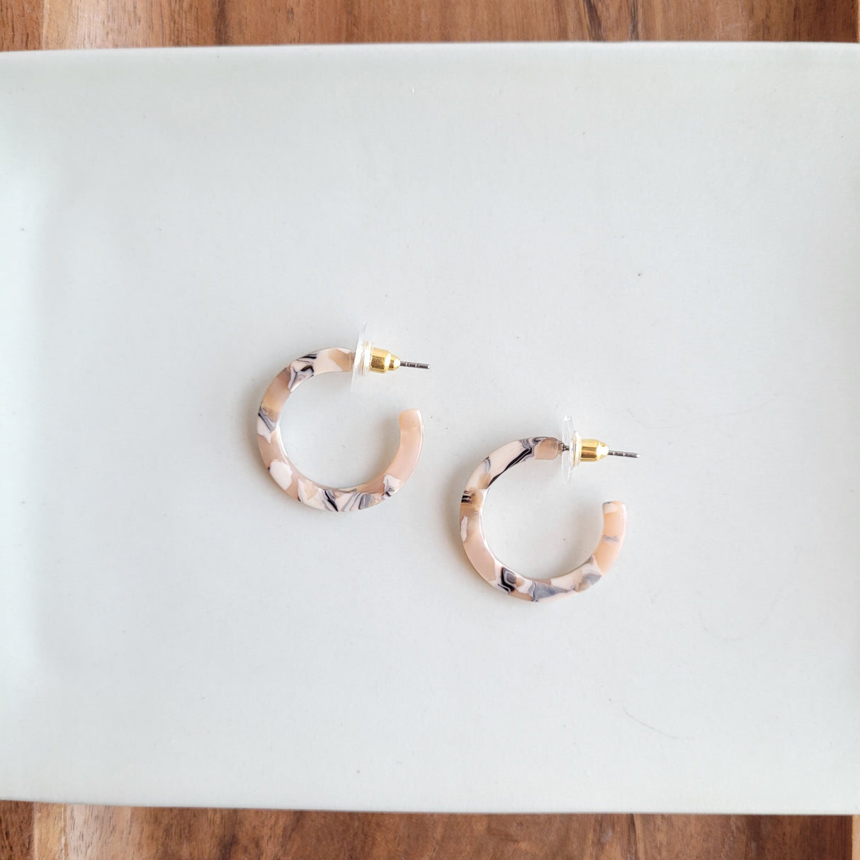 Cam Mini Hoops - Sandstone from Spiffy & Splendid