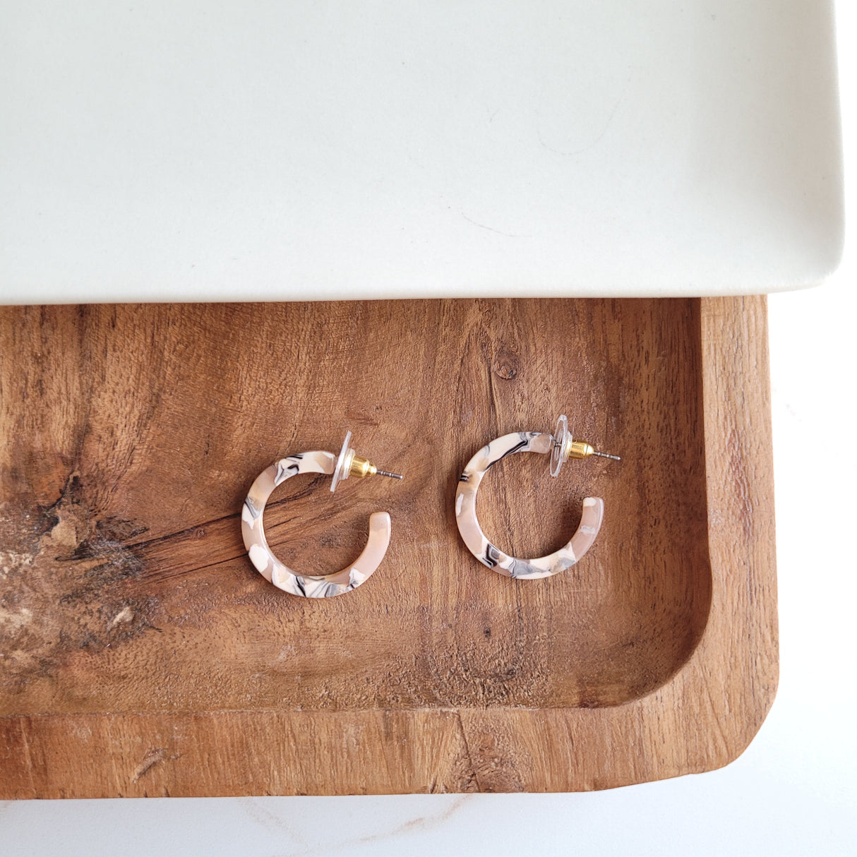 Cam Mini Hoops - Sandstone from Spiffy & Splendid