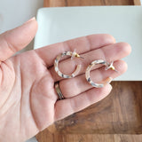 Cam Mini Hoops - Sandstone from Spiffy & Splendid