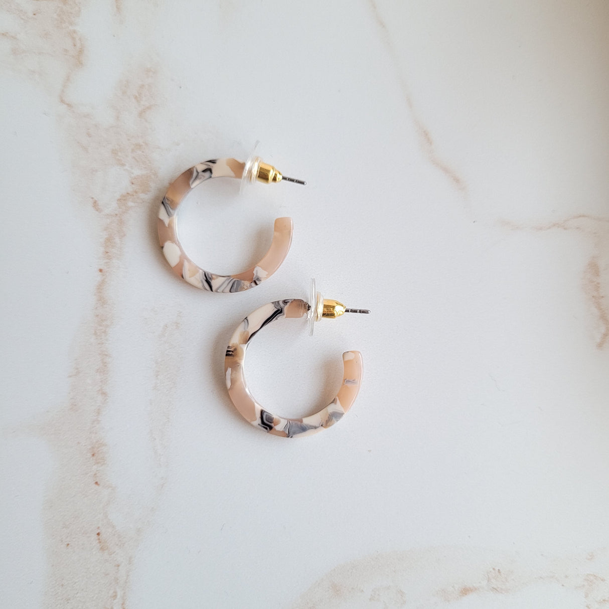 Cam Mini Hoops - Sandstone from Spiffy & Splendid