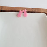 Glitter Bunny Studs - Pink from Spiffy & Splendid