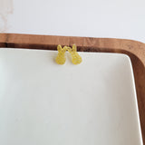 Glitter Bunny Studs - Yellow from Spiffy & Splendid