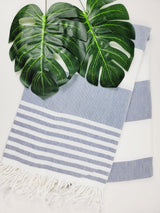 Beach/Bath Turkish Towel Easy carry Quick Dry - Navy from EBRU Home