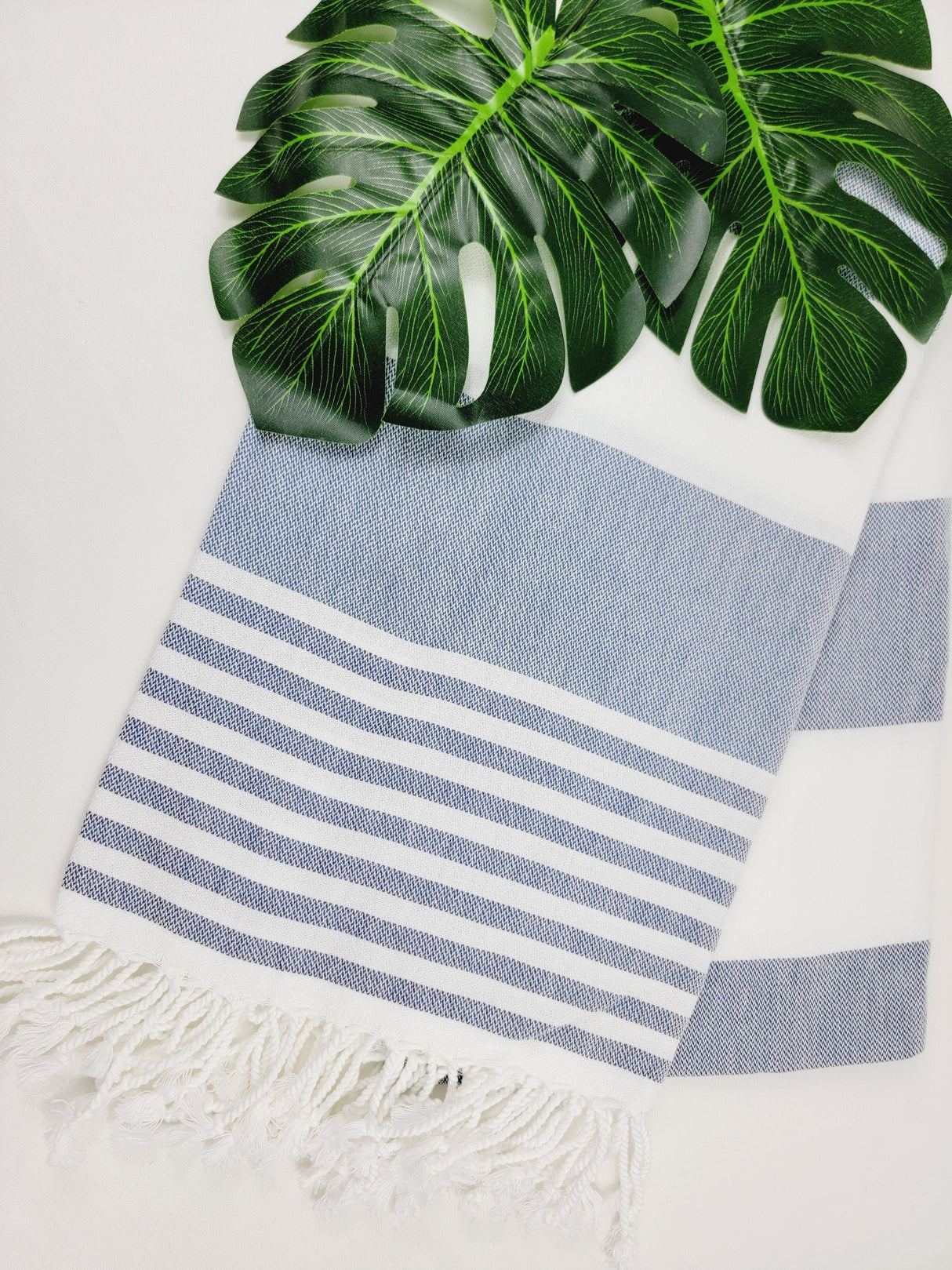 Beach/Bath Turkish Towel Easy carry Quick Dry - Navy from EBRU Home